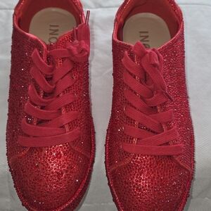RED INC International Concepts Wwn's Lola Sneakers with rhinestone embellishment